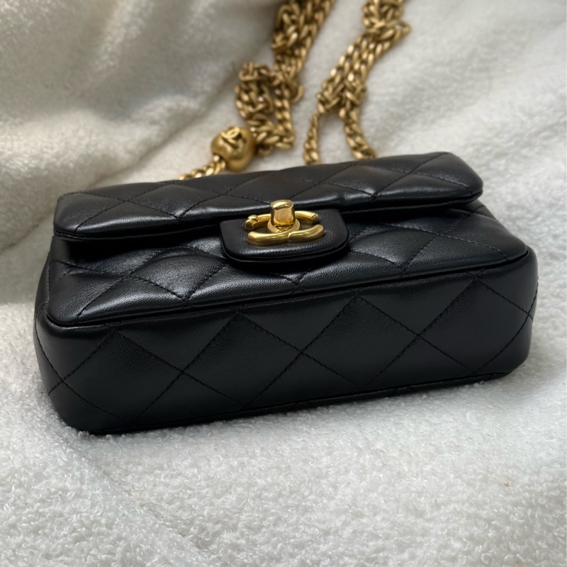 (2025台灣購證🇹🇼全配)Chanel 愛心調節釦黑金-5