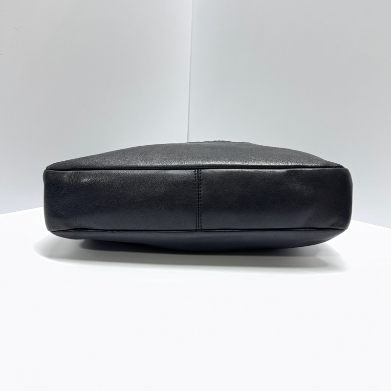 【極新🎁】 BVLGARI 寶格麗 經典黑色 Hobo腋下包 (專櫃122,000)-7