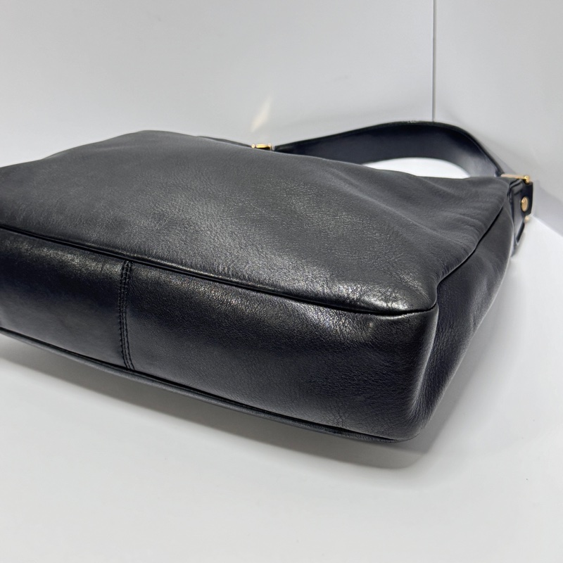 【極新🎁】 BVLGARI 寶格麗 經典黑色 Hobo腋下包 (專櫃122,000)-10