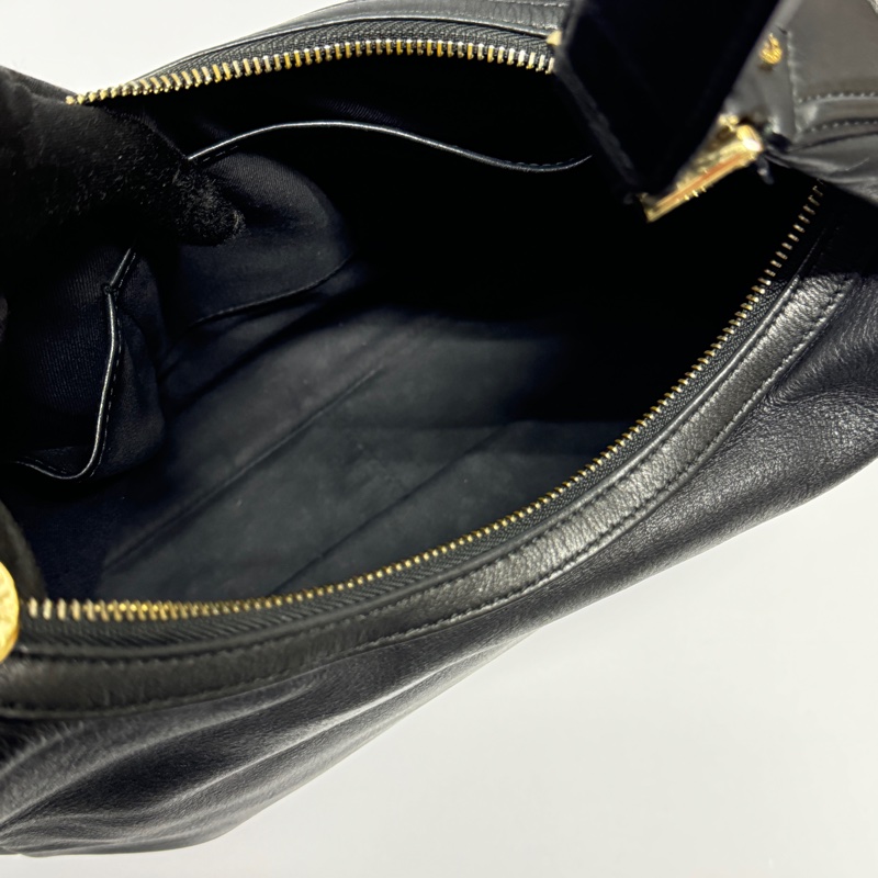 【極新🎁】 BVLGARI 寶格麗 經典黑色 Hobo腋下包 (專櫃122,000)-14