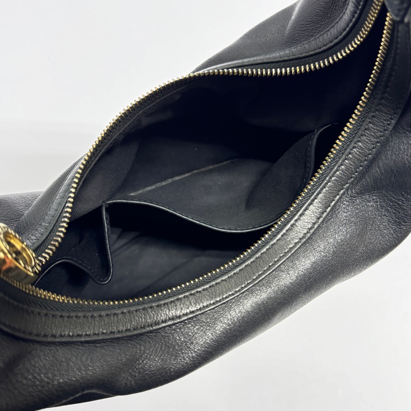 【極新🎁】 BVLGARI 寶格麗 經典黑色 Hobo腋下包 (專櫃122,000)-15