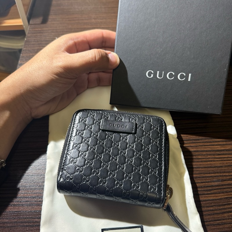 GUCCI老花短夾-1