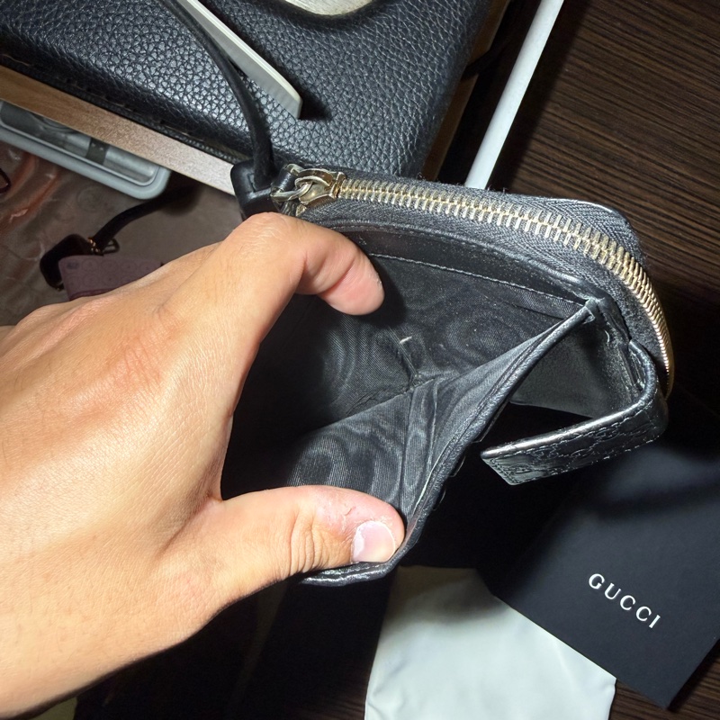 GUCCI老花短夾-14