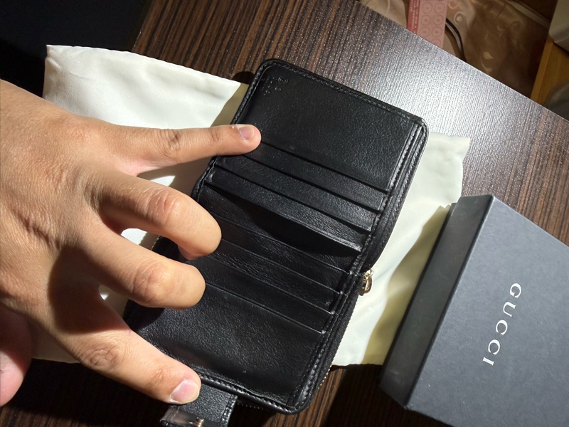 GUCCI老花短夾-20