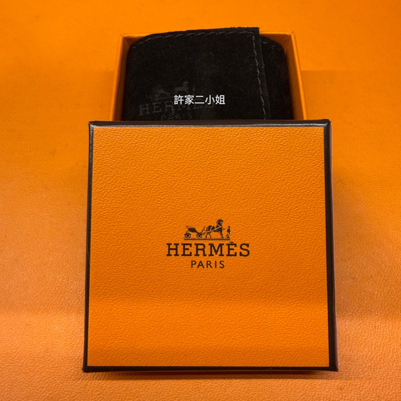 Hermes 98新 奶茶（栗子）金色 POP H耳環-4