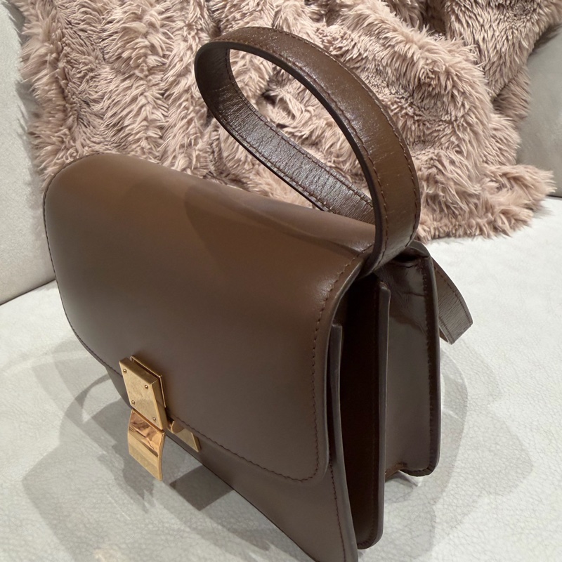 Celine Teen Box 經典駝色-2