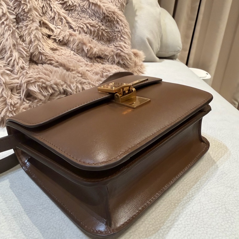 Celine Teen Box 經典駝色-5