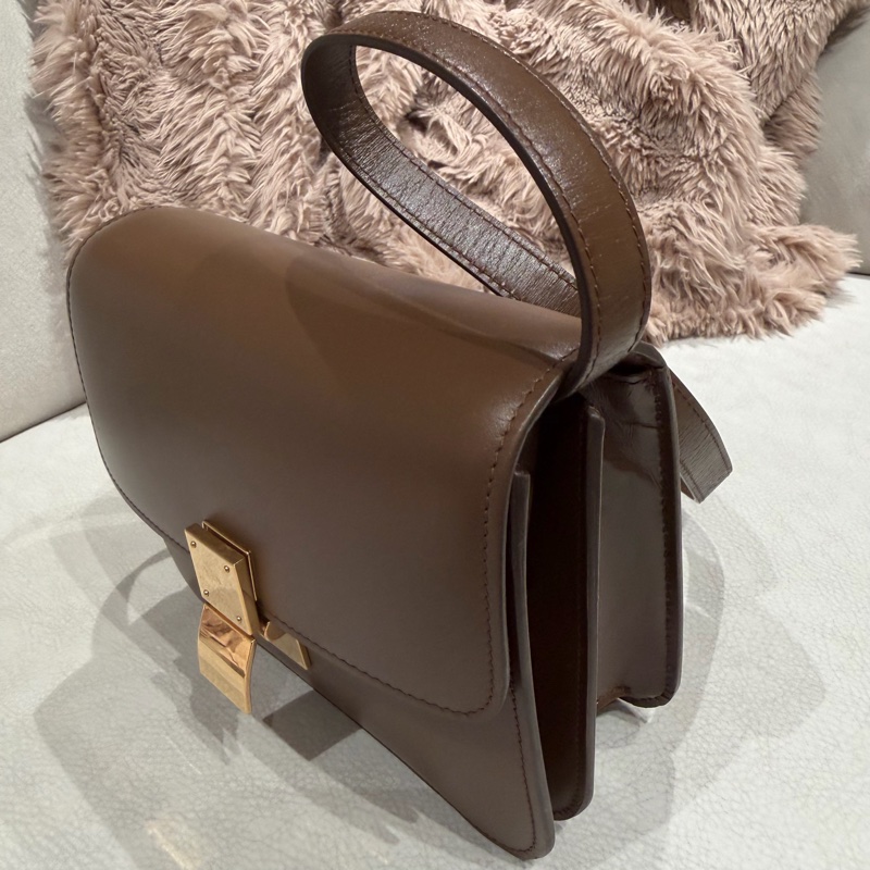 Celine Teen Box 經典駝色-2