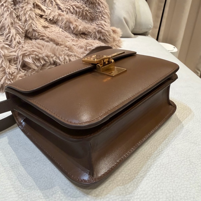 Celine Teen Box 經典駝色-5