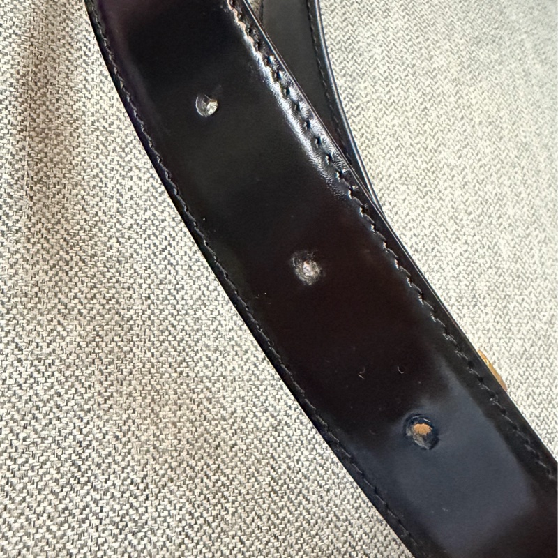 出清特價｜真品 Salvatore Ferragamo 薩爾瓦托・菲拉格慕 Gancini 皮帶 低調奢華品味-16