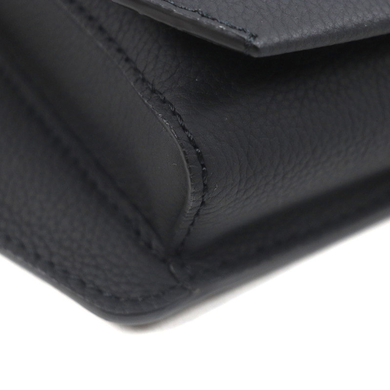 路易威登 M57081 LV Aerogramme Take-Off 斜背包,粒面皮革,黑色,含包裝盒和防塵袋,法國製造,男士款-5