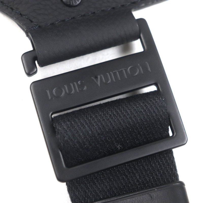 路易威登 M57081 LV Aerogramme Take-Off 斜背包,粒面皮革,黑色,含包裝盒和防塵袋,法國製造,男士款-9