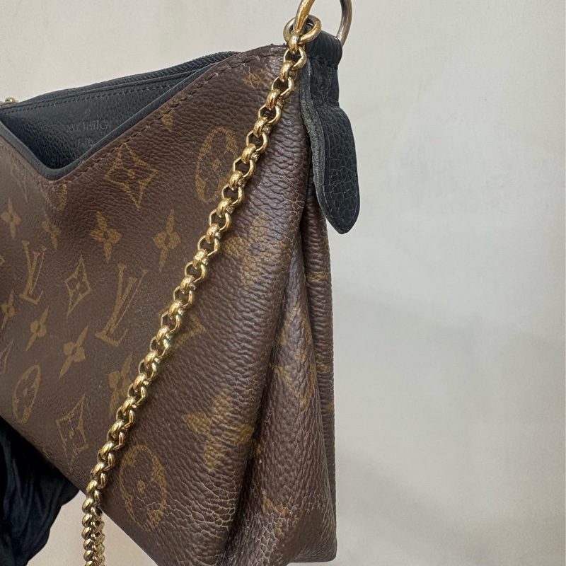 LV 原花 Pallas Clutch 手拿 鏈條 單肩 斜背包 便宜釋出-4