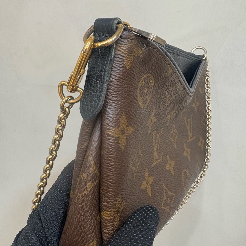 LV 原花 Pallas Clutch 手拿 鏈條 單肩 斜背包 便宜釋出-11