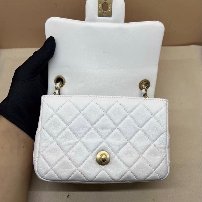 【97新 ✨ 全網最低價!】Chanel香奈兒 白金 金球 羊皮 斜挎包 鏈條包 現貨好價(下單前先詢問庫存❗️)-7