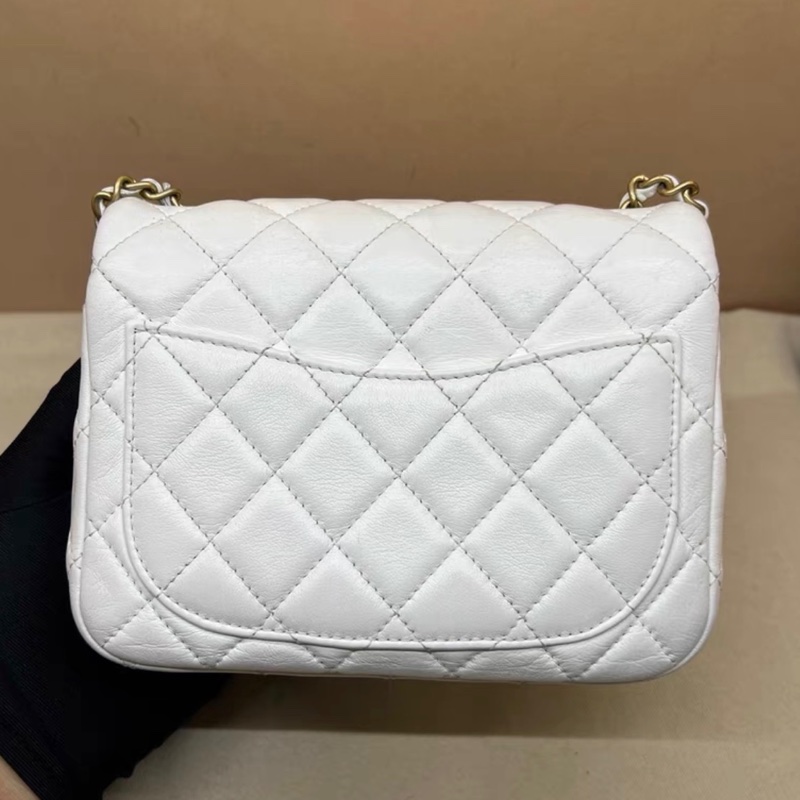 【97新 ✨ 全網最低價!】Chanel香奈兒 白金 金球 羊皮 斜挎包 鏈條包 現貨好價(下單前先詢問庫存❗️)-9