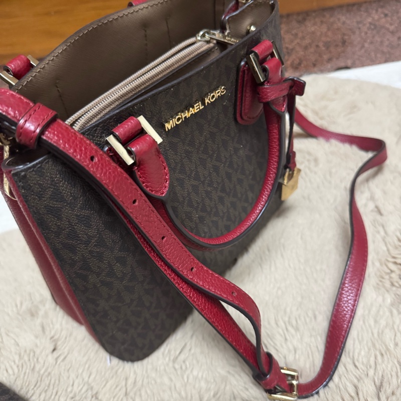 Michael Kors 買一送一 小資輕奢 自賣 肩背包/手提包 自用過約8成新 買包包送同款長夾-3