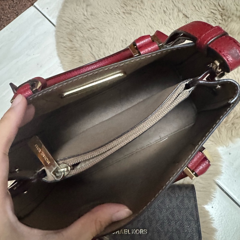 Michael Kors 買一送一 小資輕奢 自賣 肩背包/手提包 自用過約8成新 買包包送同款長夾-12