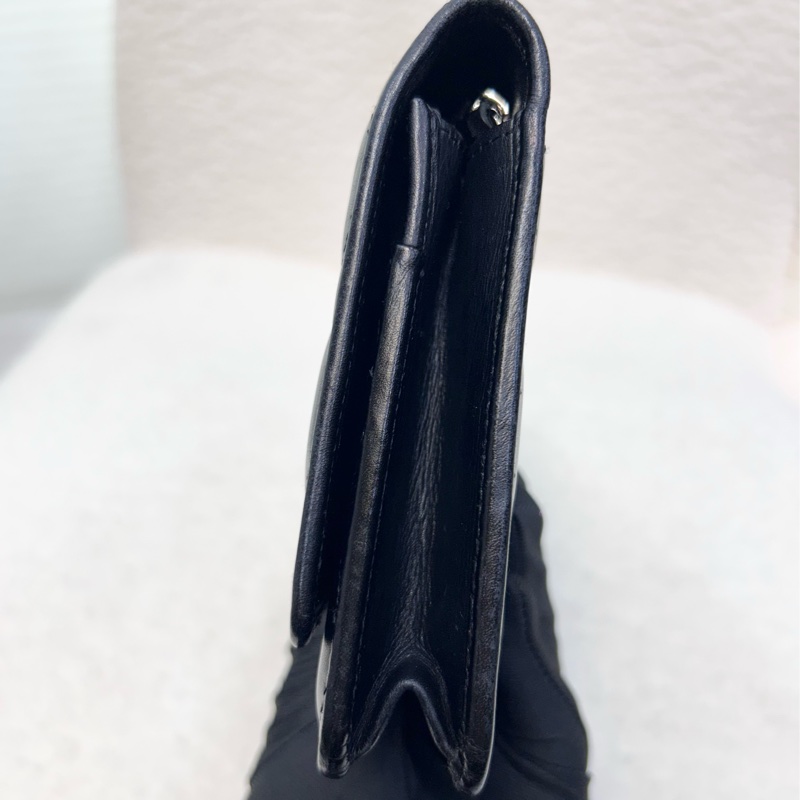 Chanel 香奈兒 康朋大C Cambon WOC 黑銀小牛皮鏈包 A46645-20