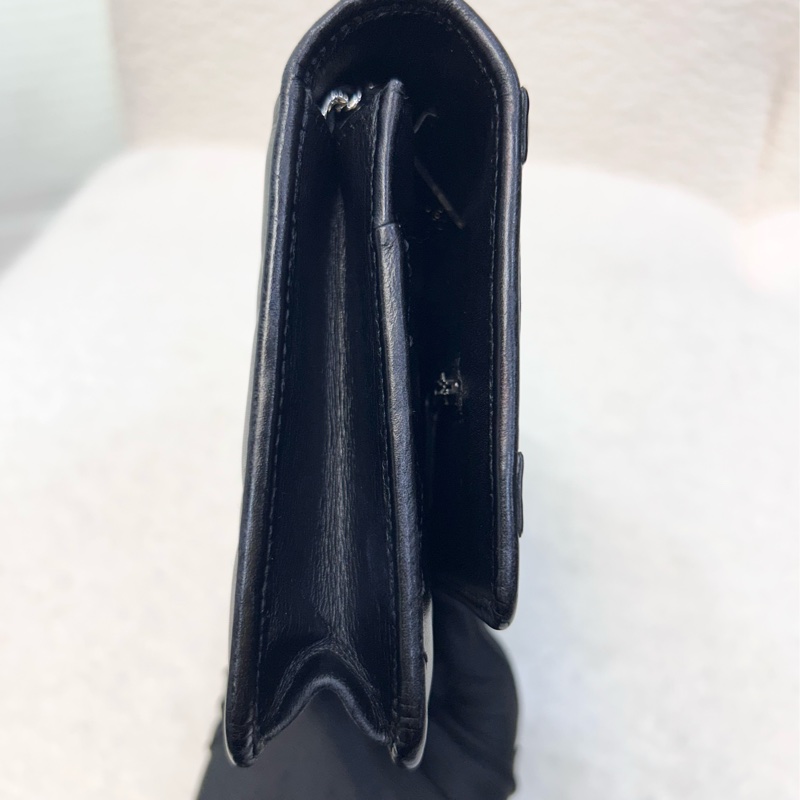 Chanel 香奈兒 康朋大C Cambon WOC 黑銀小牛皮鏈包 A46645-21