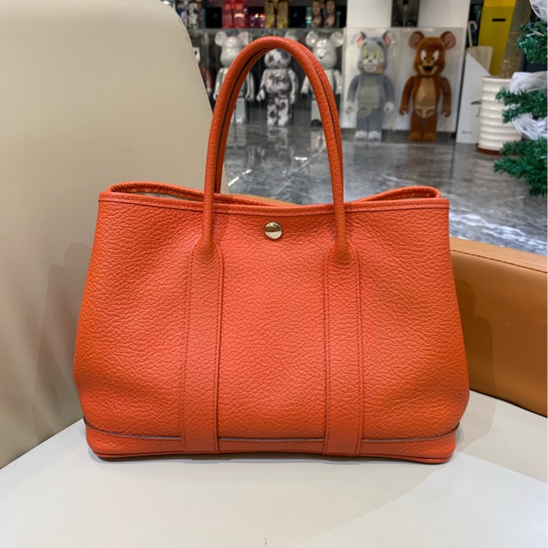 Hermes 愛馬仕花園Garden Party 30 橙色-0