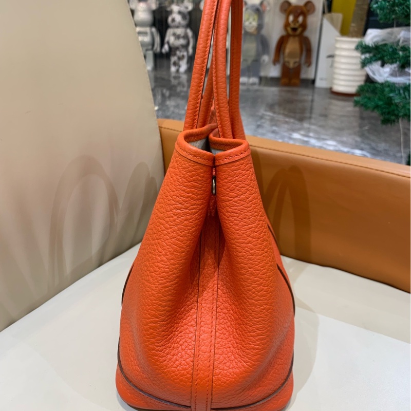 Hermes 愛馬仕花園Garden Party 30 橙色-2
