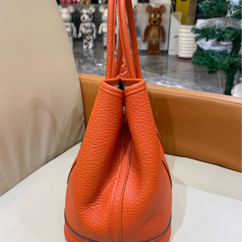 Hermes 愛馬仕花園Garden Party 30 橙色-3
