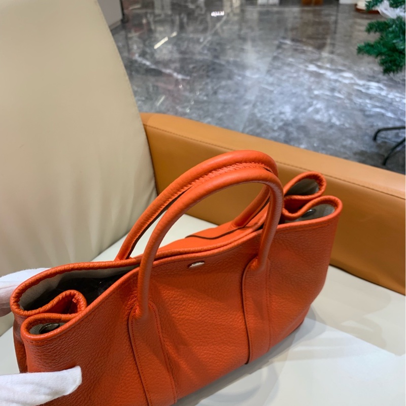 Hermes 愛馬仕花園Garden Party 30 橙色-4