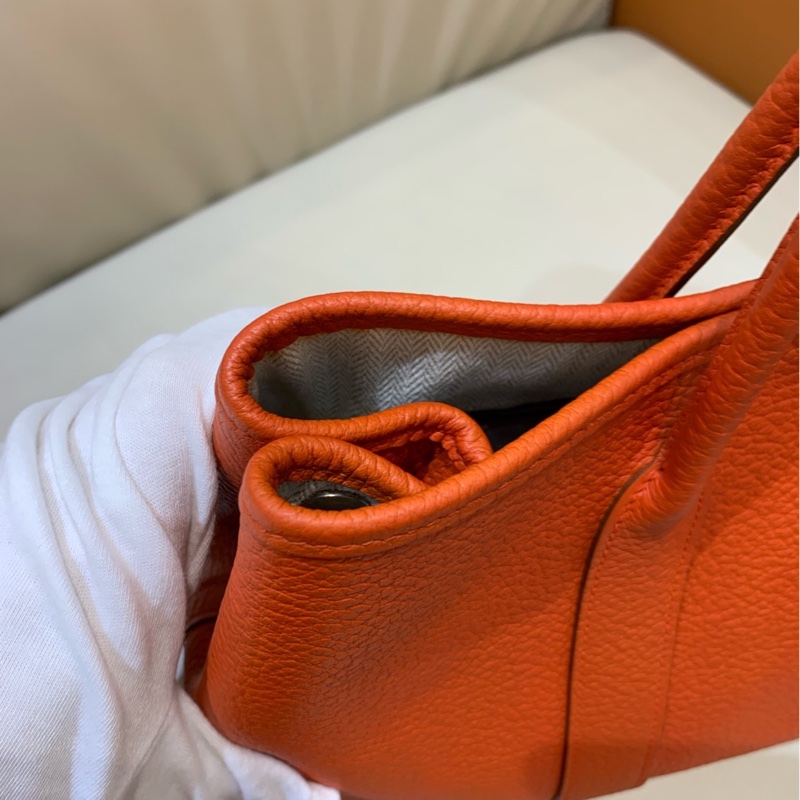 Hermes 愛馬仕花園Garden Party 30 橙色-7