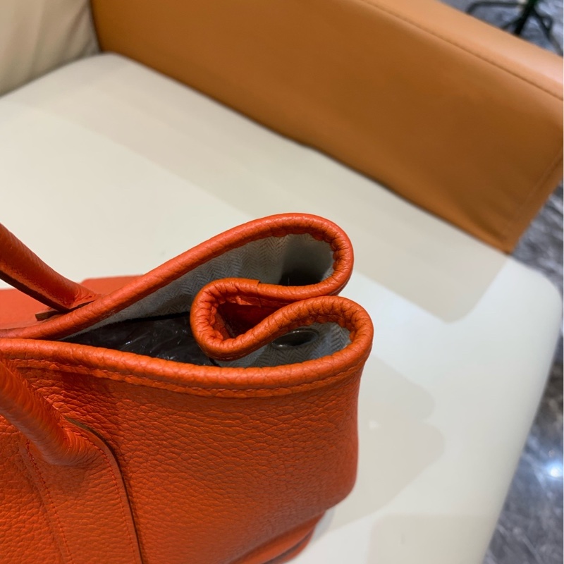 Hermes 愛馬仕花園Garden Party 30 橙色-8