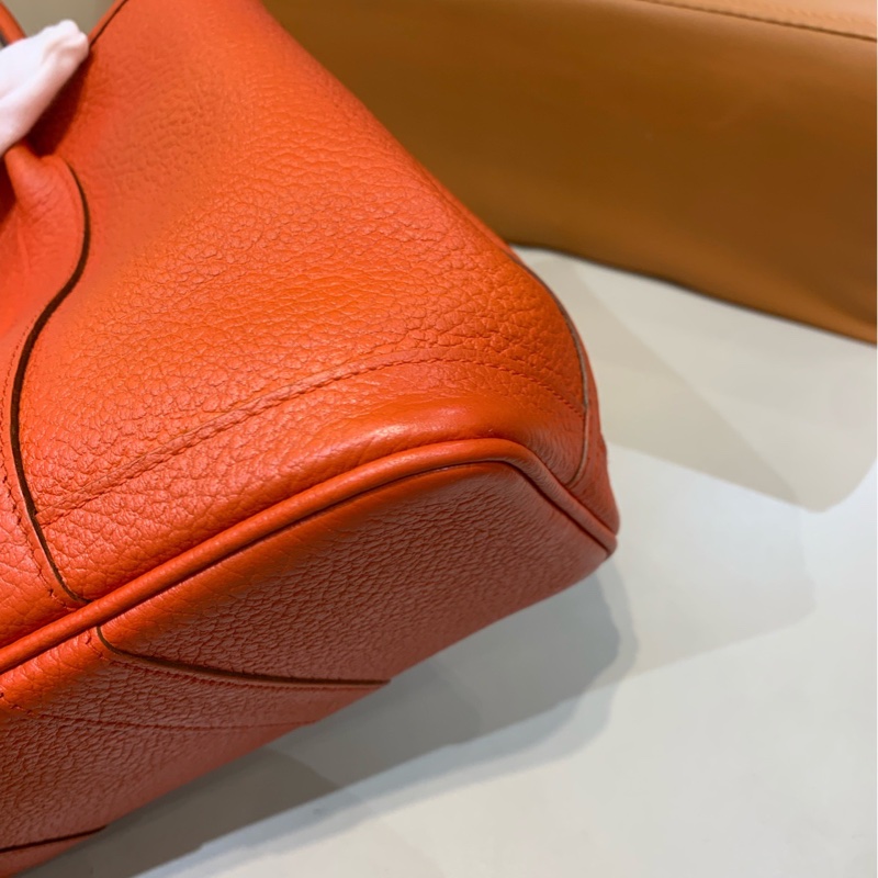 Hermes 愛馬仕花園Garden Party 30 橙色-10