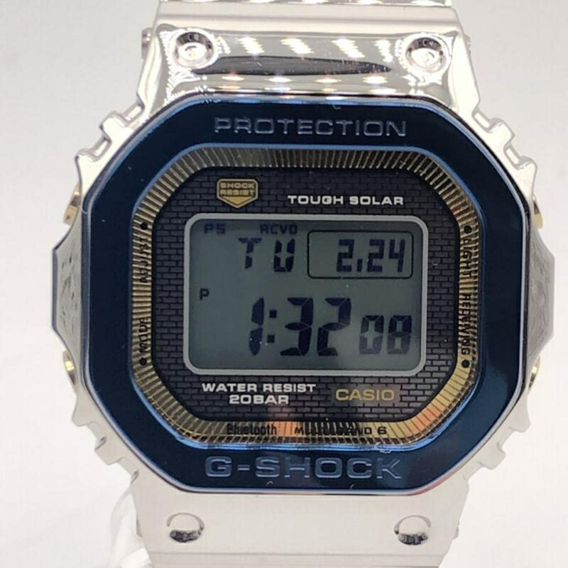卡西歐 G-SHOCK 手錶 GMW-B5000SS-2JR 50週年紀念版太陽能手錶-0