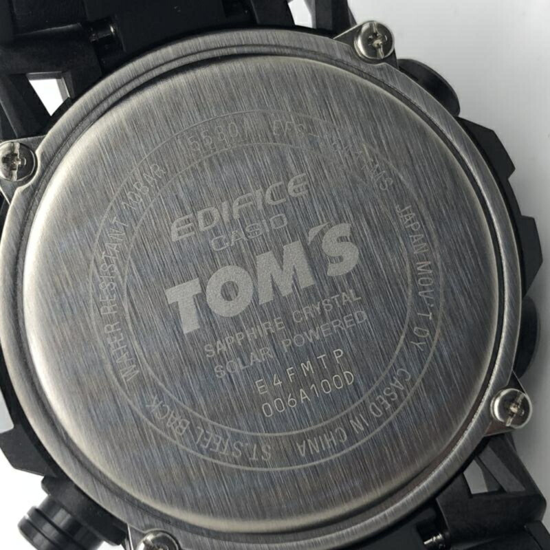 卡西歐 EDIFICE TOM'S 腕錶 50週年紀念款 EFS-S641TMS-1AJR 卡西歐-8