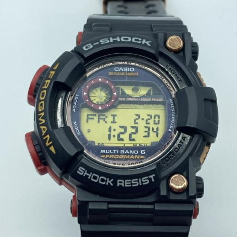 卡西歐 G-SHOCK GWF-1035F-1JR 蛙人35週年紀念版黑色太陽能多頻手錶 6-0