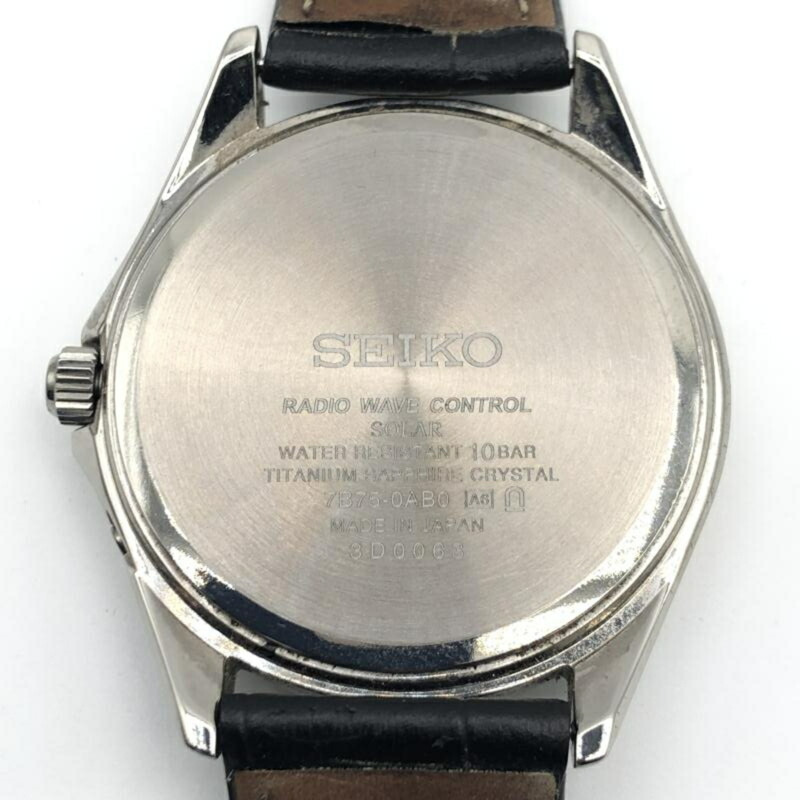 精工精選太陽能手錶 7B75-0AB0-8