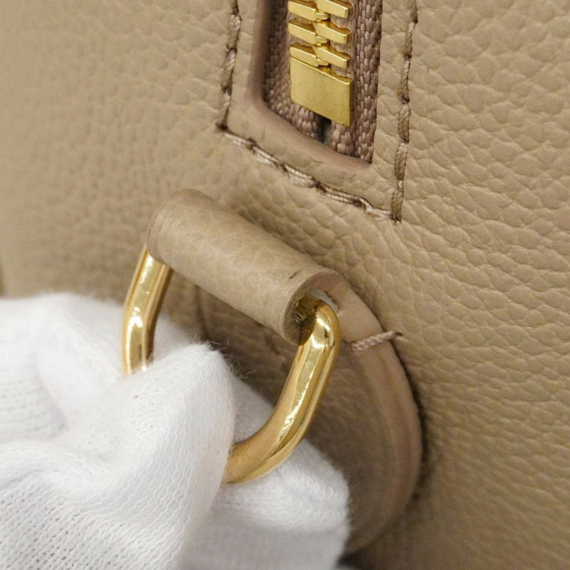 路易威登 Monogram Empreinte 雙色 Speedy Bandouliere 20 手提包 M46575 Tourterelle Creme 2-Way 女用包-6