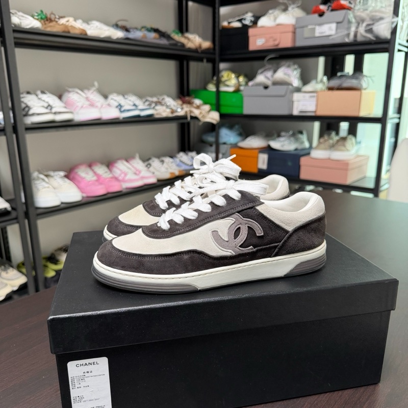 Chanel香奈兒黑白熊貓雙c休閒鞋 36碼-0