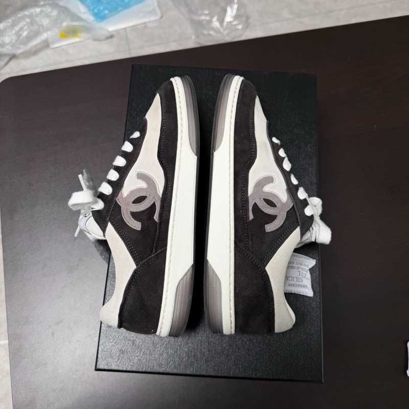 Chanel香奈兒黑白熊貓雙c休閒鞋 36碼-3