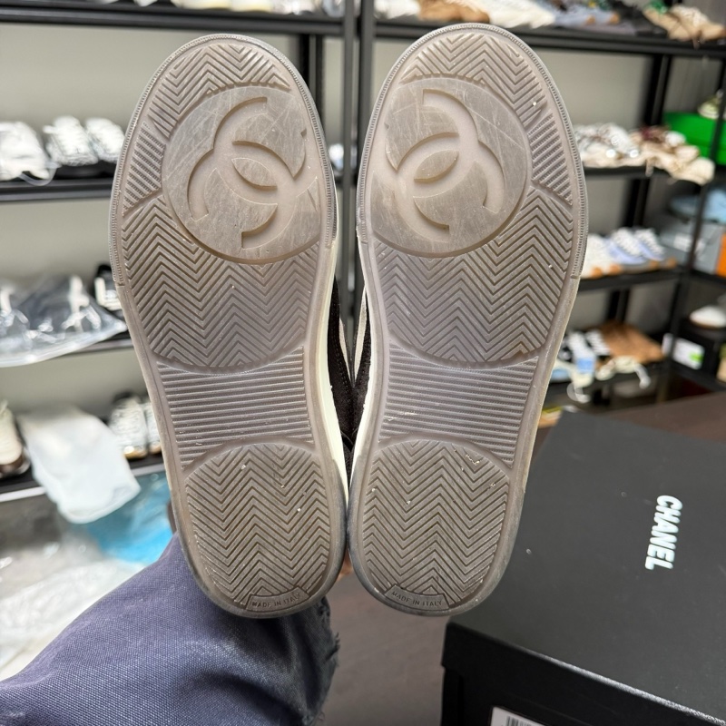 Chanel香奈兒黑白熊貓雙c休閒鞋 36碼-5