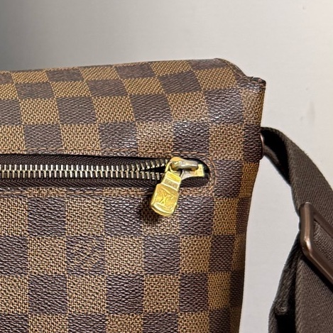 Louis Vuitton路易威登,棕色棋盤格布魯克林公文包郵差包單肩斜挎包,尺寸:33x6x29c-4