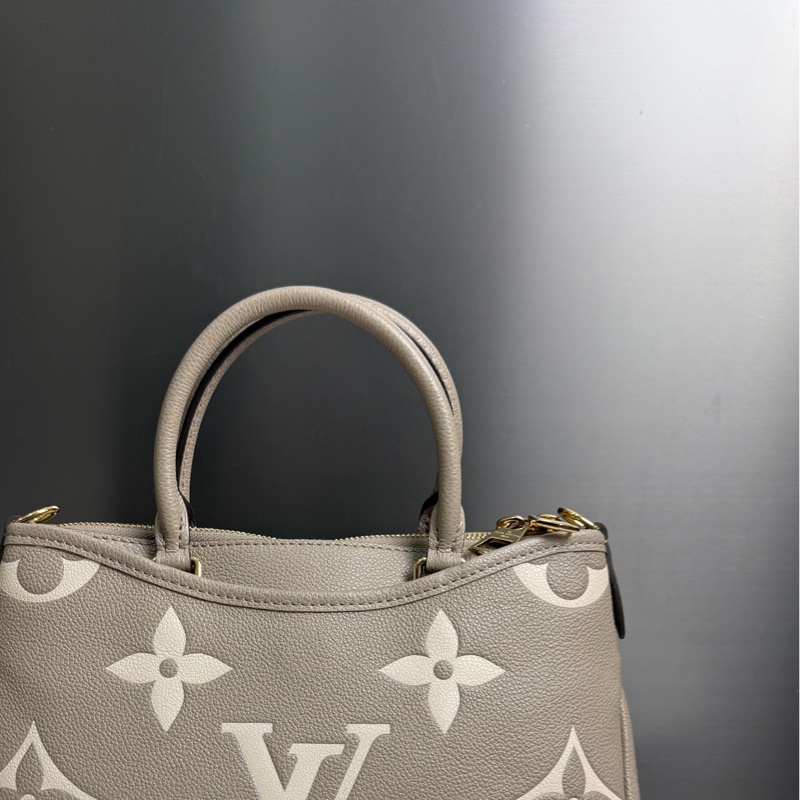 99新LOUIS VUITTON路易威登,芯片款Trianon 小號大象灰金扣印花圖案牛皮單肩斜挎手有肩帶-4