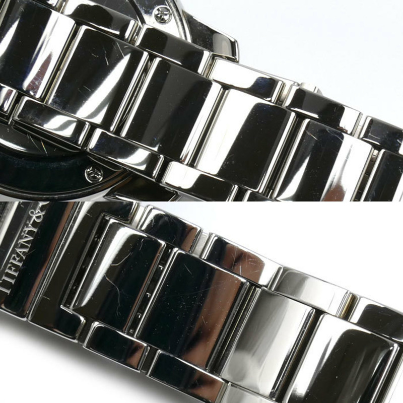 TIFFANY & Co.) Atlas 雙指針 31 毫米鑲鑽錶圈腕錶,電池驅動,女士款,63452858-6