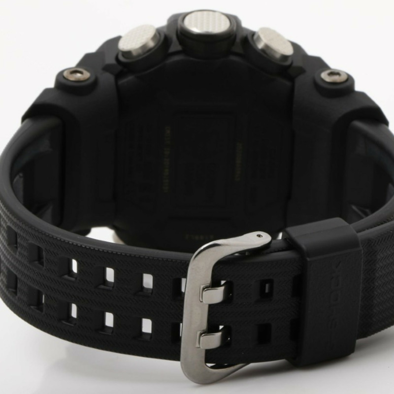 卡西歐 G-SHOCK Master of G Land Mudmaster GGB100XMB1AJF 男士腕錶,黑色碳纖維錶殼搭配不鏽鋼樹脂-4