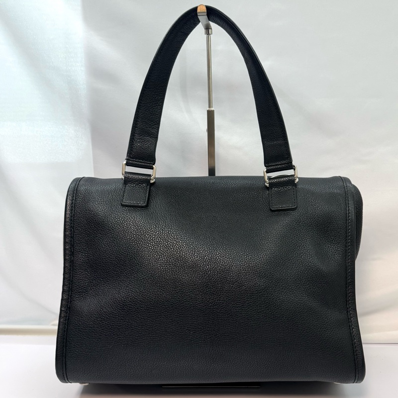 BALENCIAGA 巴黎世家 黑色皮革 Tool Satchel 手提包 （型號 456981）-1