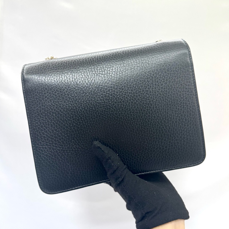 Gucci 古馳GG Interlocking 黑色鏈條肩背包（型號 510304）-2