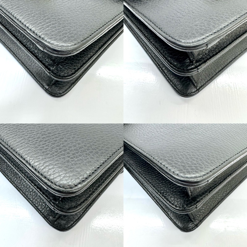 Gucci 古馳GG Interlocking 黑色鏈條肩背包（型號 510304）-4