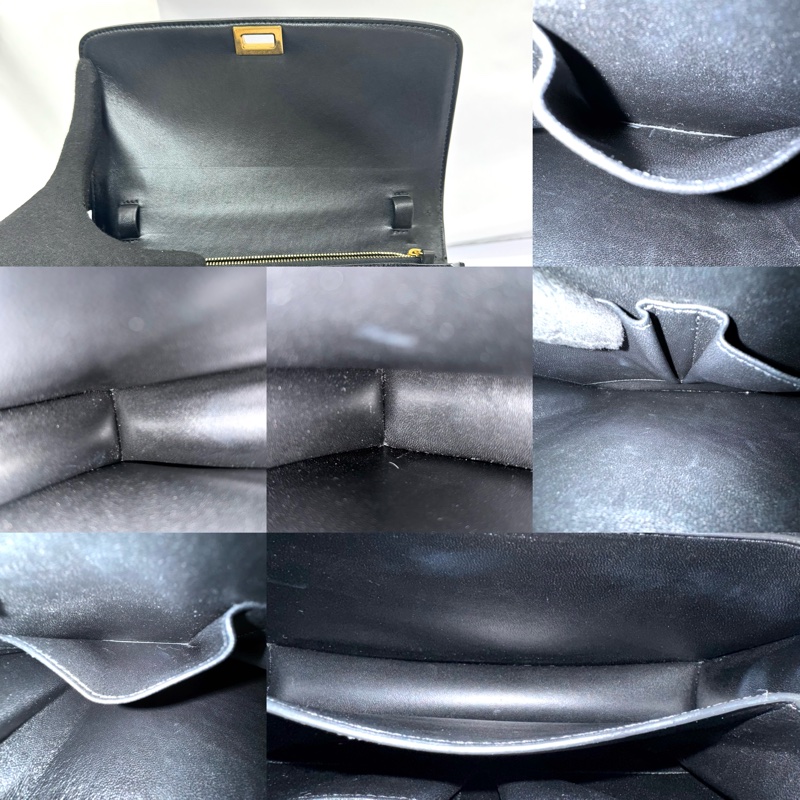 Celine 思琳 Classic Box 中號黑色盒子包（舊 Logo 版本）-5