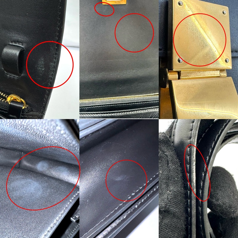 Celine 思琳 Classic Box 中號黑色盒子包（舊 Logo 版本）-8