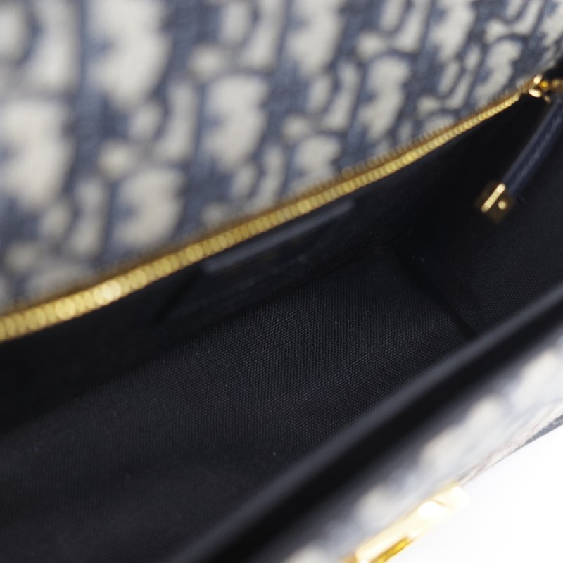 【CP 精選🌟小編推薦】Dior 迪奧 30 Montaigne 蒙田 藍色 緹花 肩背手提包鍊帶包-18