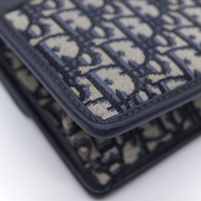 【CP 精選🌟小編推薦】Dior 迪奧 30 Montaigne 蒙田 藍色 緹花 肩背手提包鍊帶包-25